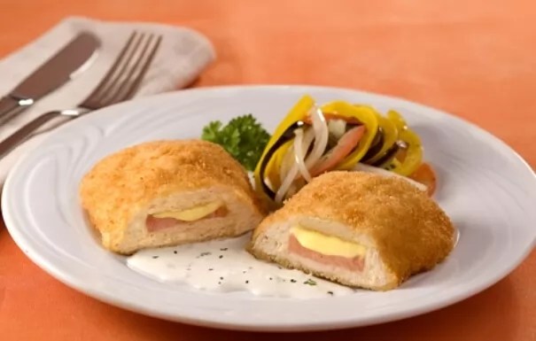 Frango Recheado com Queijo e Presunto Receita do Dia