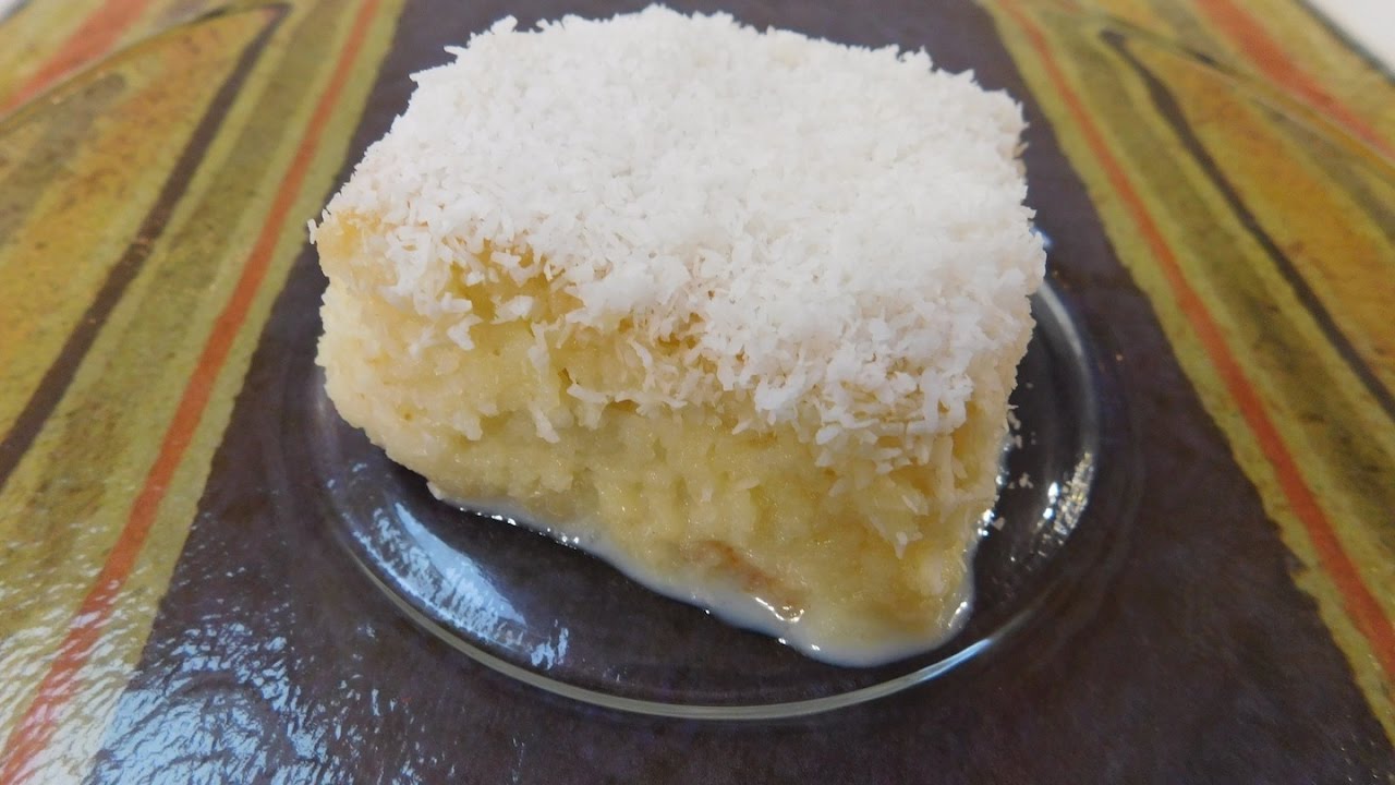 Bolo De Côco Com Leite Condensado Liquidificador