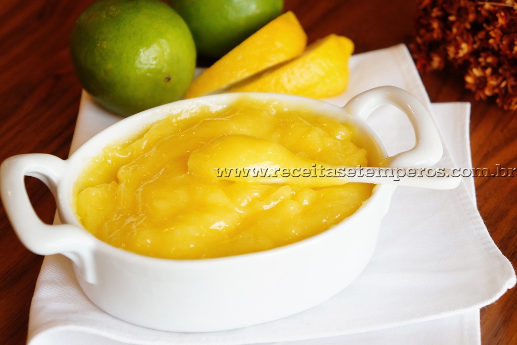 Receita de Lemon curd (creme de limão) Receitas e Temperos