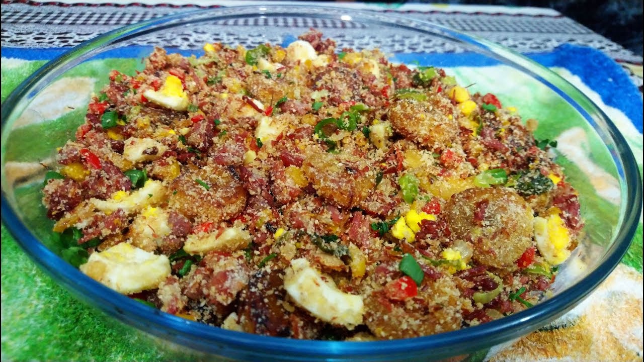 Farofa com CarneSeca Receitas Preferidas