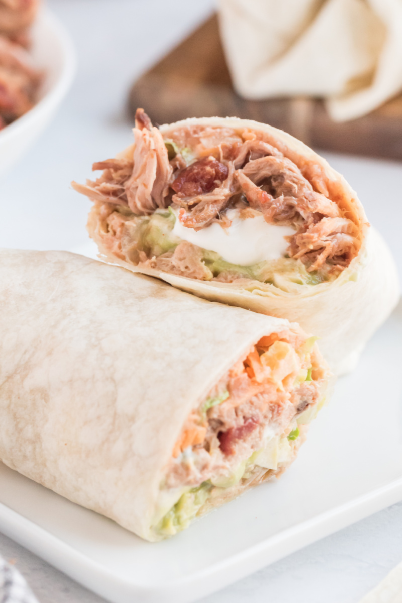 Slow Cooker Pork Burritos Recipe Boy