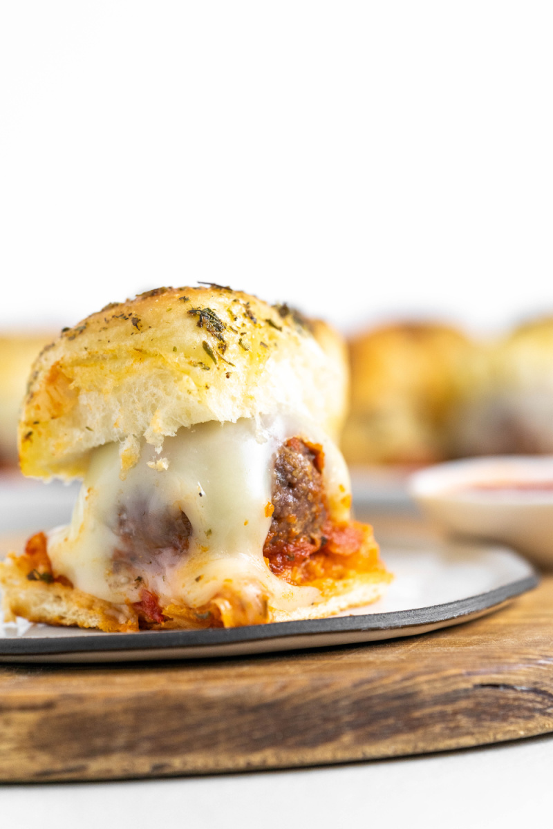 Baked Meatball Sliders Recipe Boy