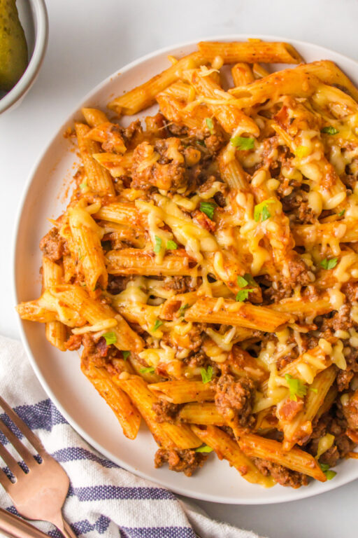Bacon Cheeseburger Pasta Recipe Boy