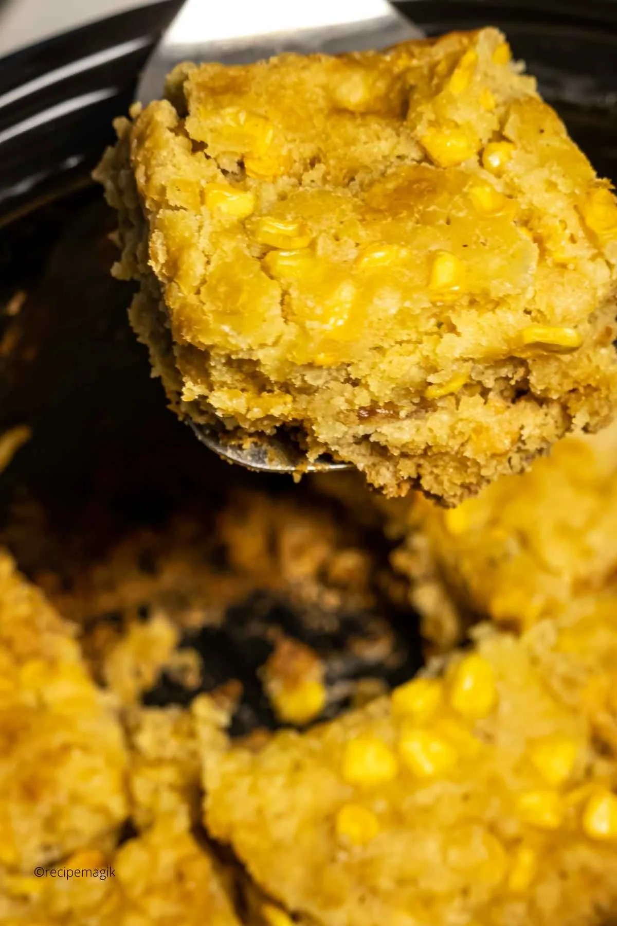 Sweet Corn Casserole {5ingredient} With Jiffy Mix In The Crockpot