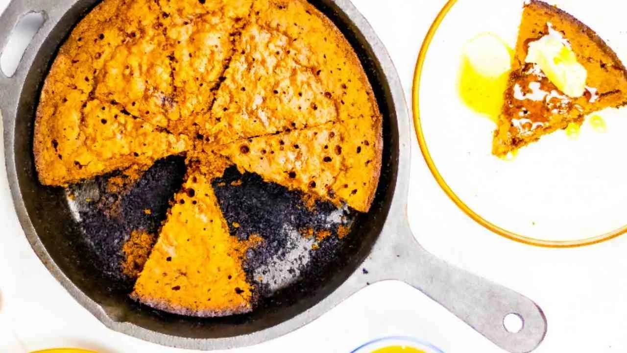 Southern Buttermilk Cornbread In Cast Iron Skillet RecipeMagik