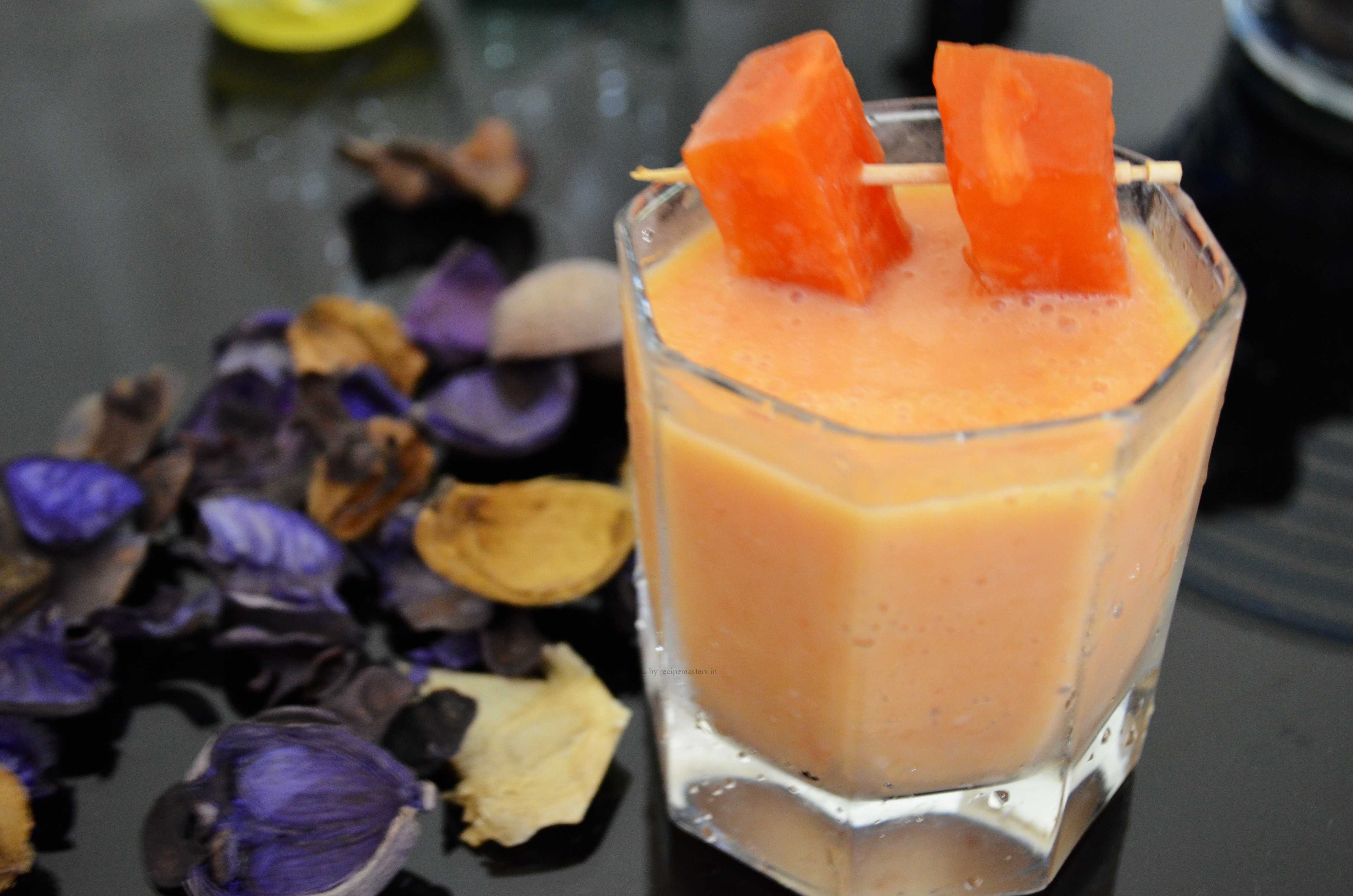 Papaya Milkshake By Rahat Zaid Recipe Masters