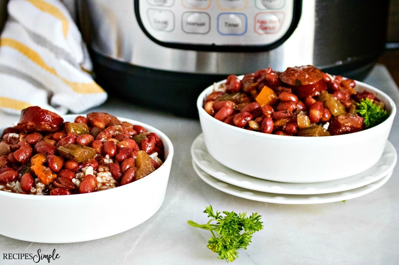 Instant Pot Red Beans and Rice With Sausage Recipes Simple