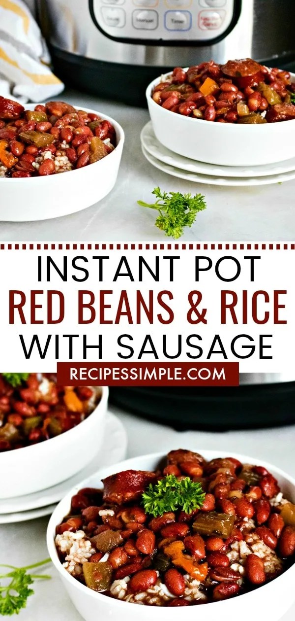 Instant Pot Red Beans and Rice With Sausage Recipes Simple