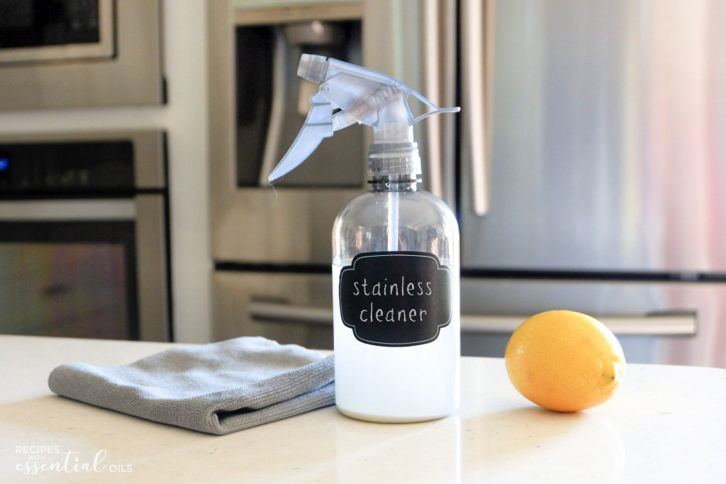 Natural DIY Stainless Steel Cleaner Recipes with Essential Oils