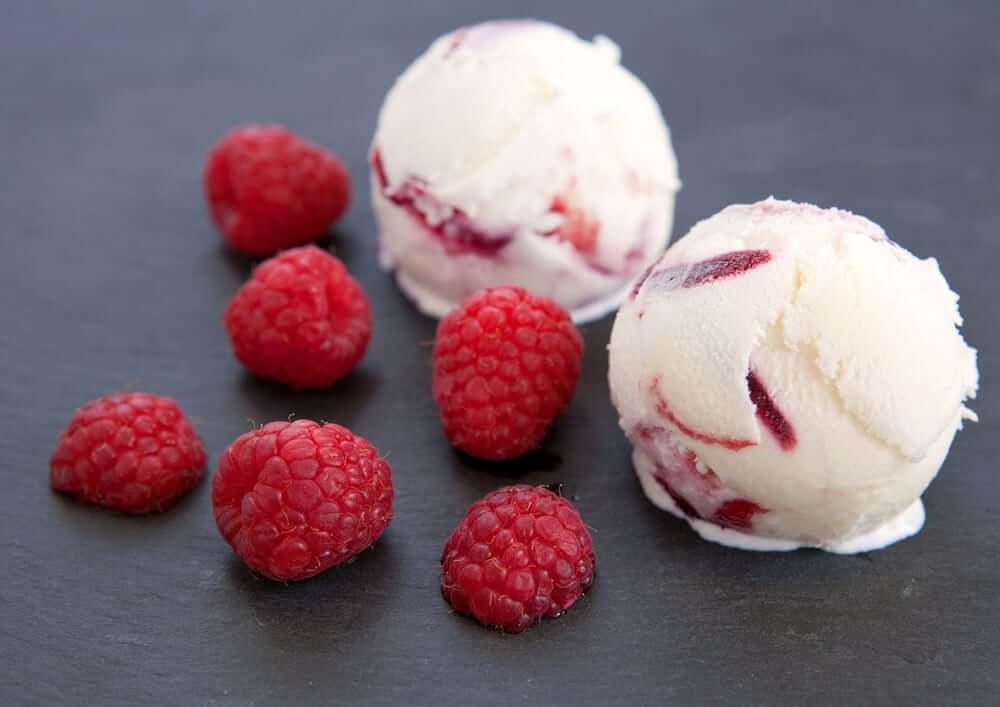 Ice Cream Maker Creamy Raspberry Ripple Ice Cream • Recipe This