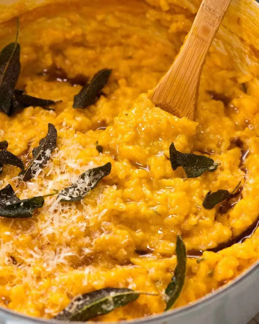 Creamy Baked Pumpkin Risotto RecipeTin Eats