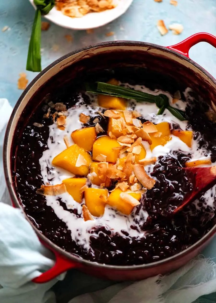 Thai Black Sticky Rice Pudding RecipeTin Eats