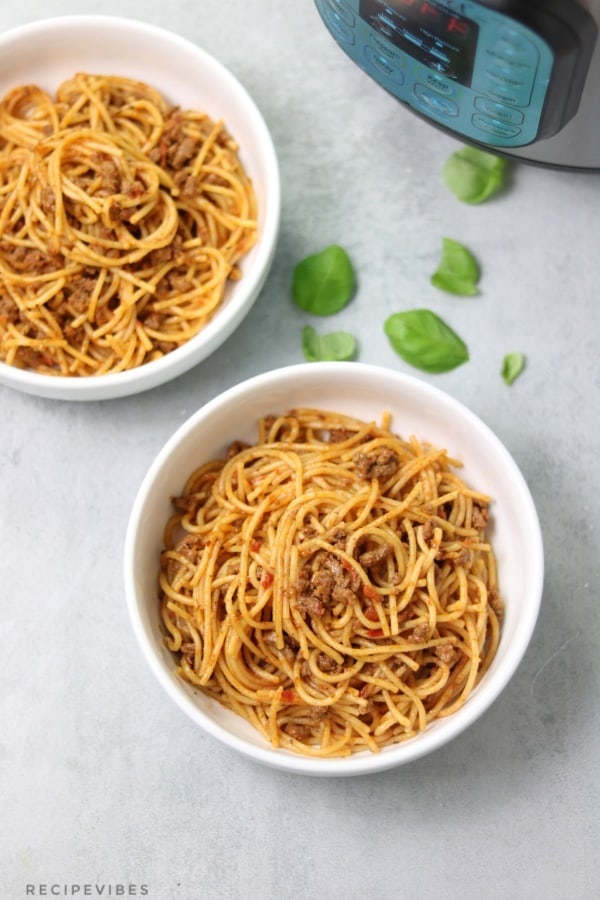Instant Pot Spaghetti Pressure Cooker Spaghetti Recipe Vibes