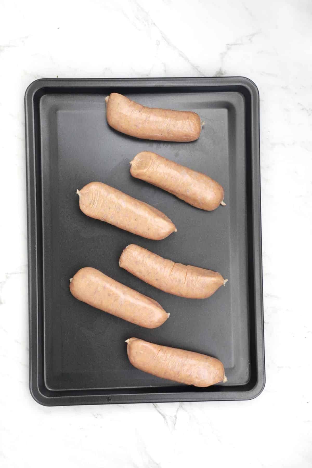 How To Cook Sausages In the Oven (Baked Sausage) Recipe Vibes