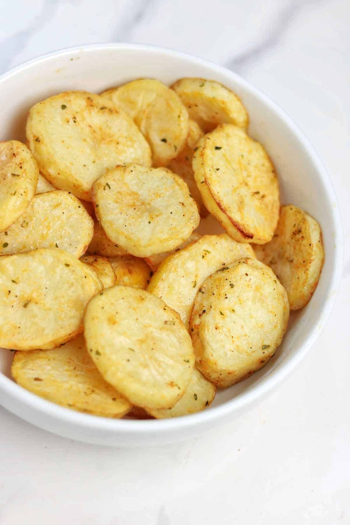 Baked Sliced Potatoes (Oven Baked Potato Slices) Recipe Vibes