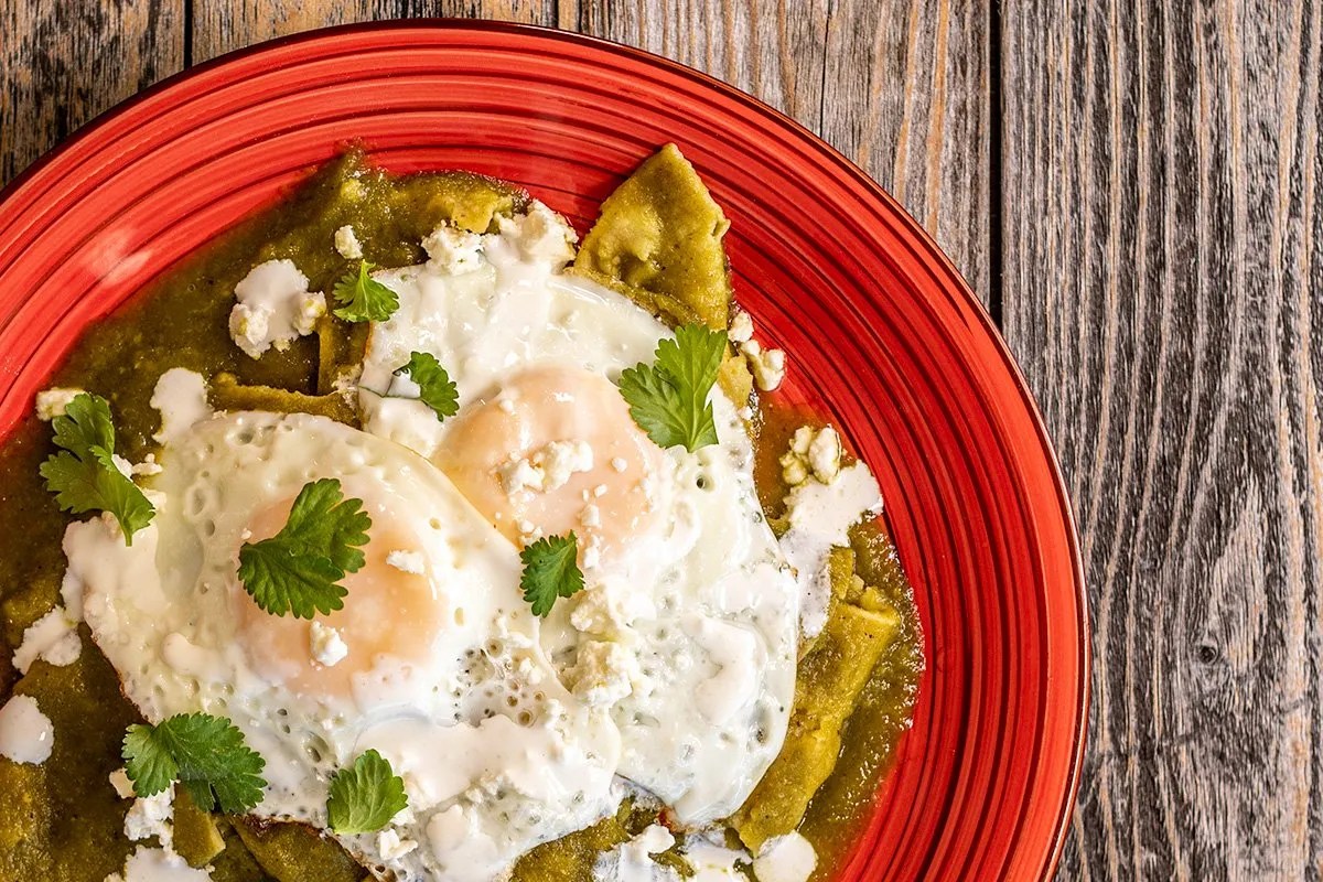 Chilaquiles Verdes Green Chilaquiles Texas Recipe Workbook