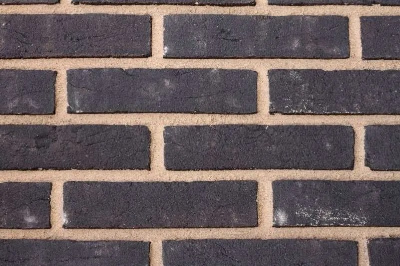 Anthracite Black Brick Slips Headers Reclaimed BrickTile