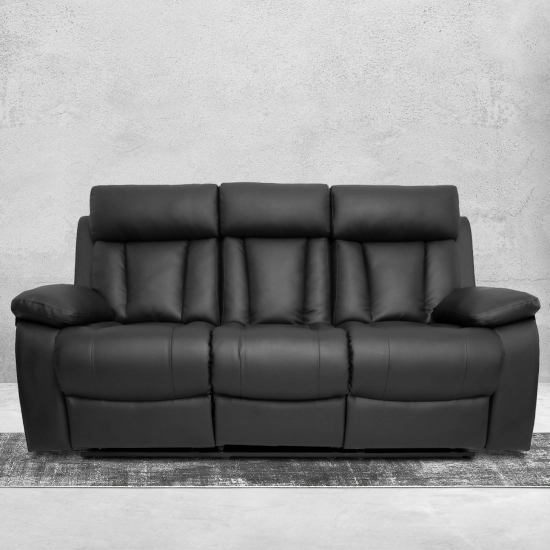 Three Seater Manual Recliner Chair Magna