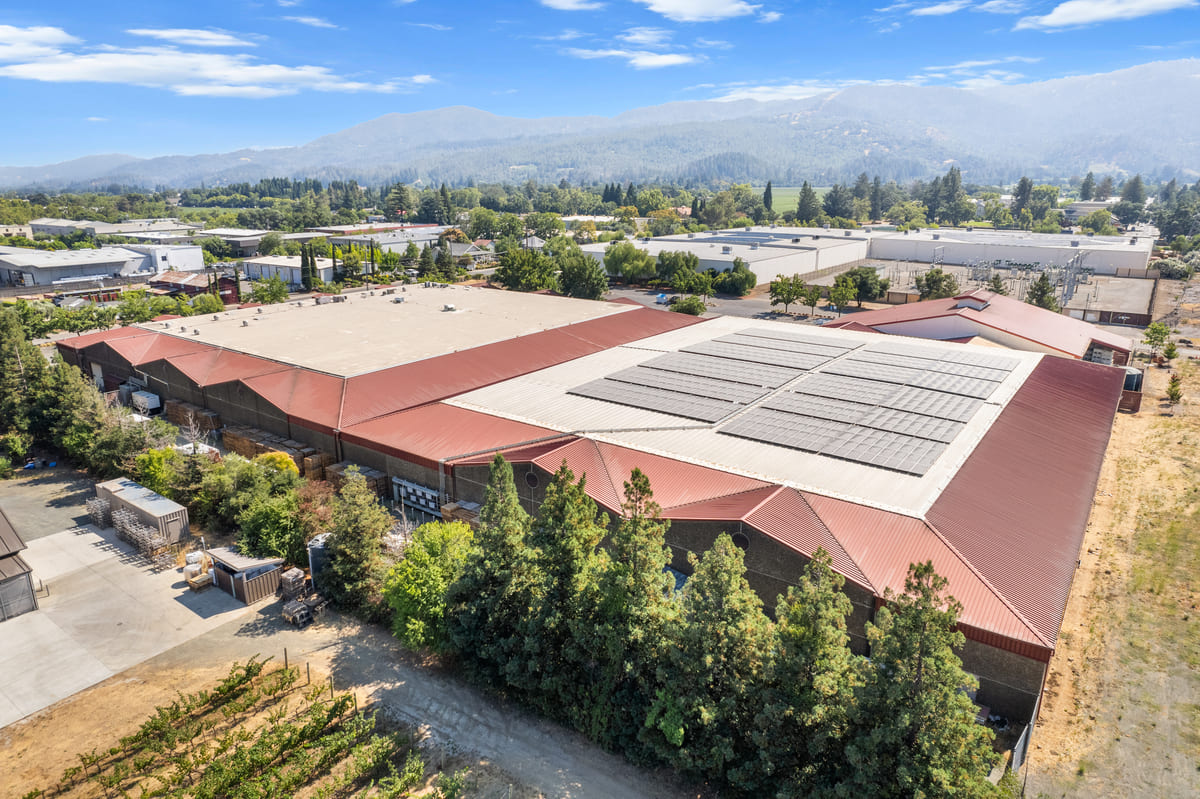 Napa Valley Wine Warehouse Solar Recolte Energy