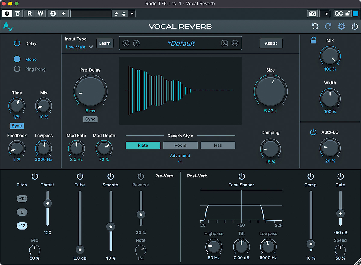 February 2024 Antares Vocal Reverb by AutoTune