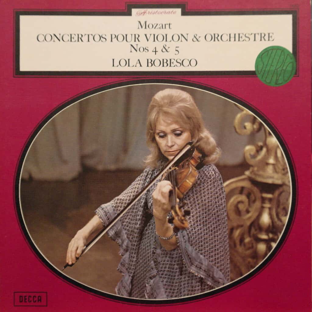 Mozart Violin Concerto No.4 in D, K.218 / No.5 in A, K.219 Record
