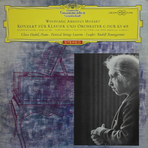 Mozart Piano Concerto No.13, K.415 / Piano Sonata in F, K.280