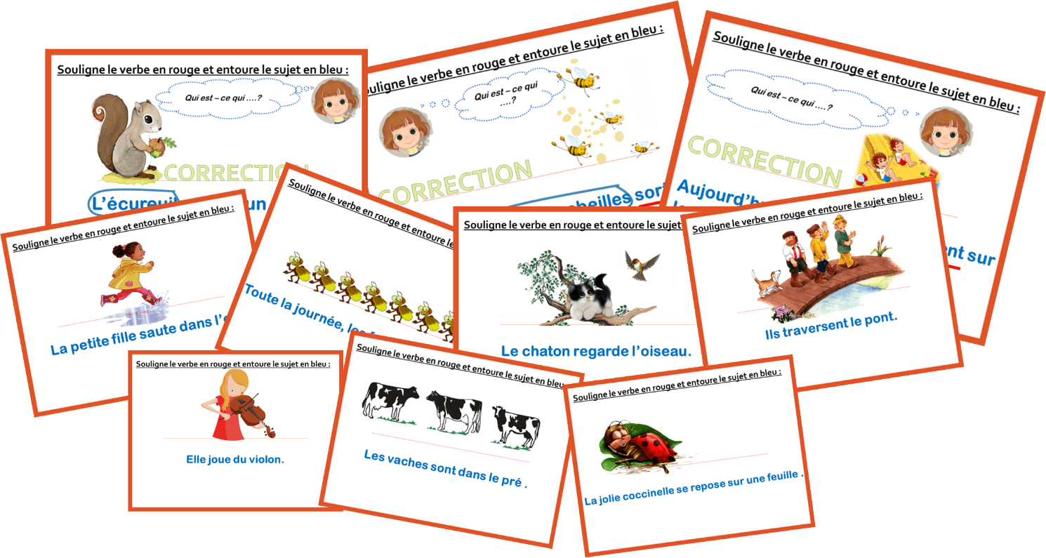 Le Sujet Du Verbe Ce2 Atelier Cosmeticdirectory