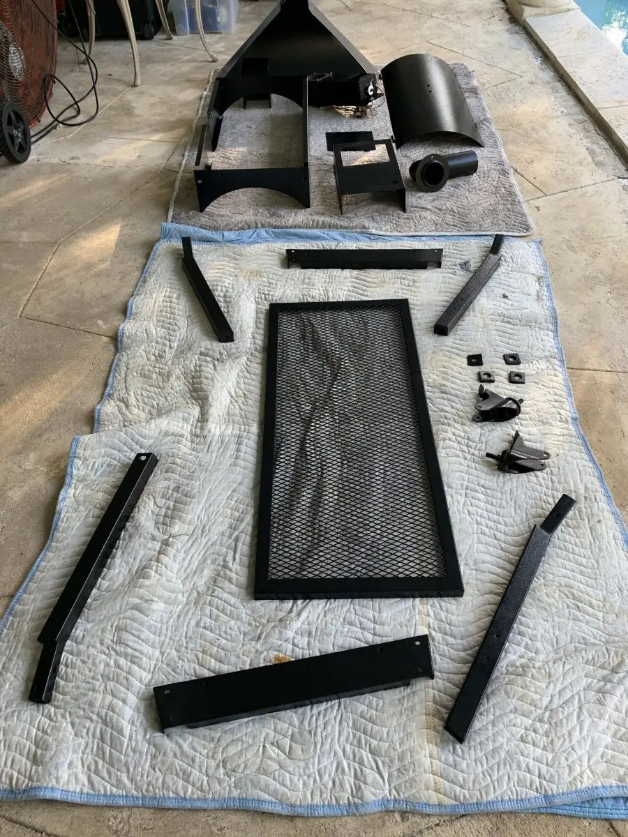 Bull Peeling paint Rec Teq Pellet Grill Forum