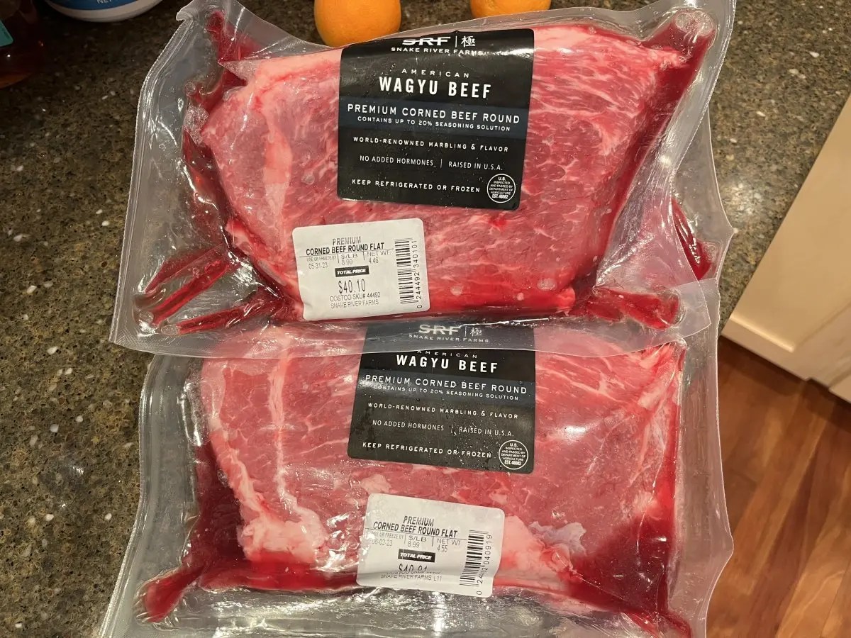 Costco Wagyu Corned Beef Rec Teq Pellet Grill Forum