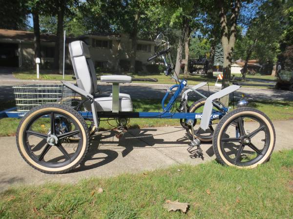 CLBot CL Rhoades Car 4 Wheel Recumbent Bike Bicycle 1100 (Wood