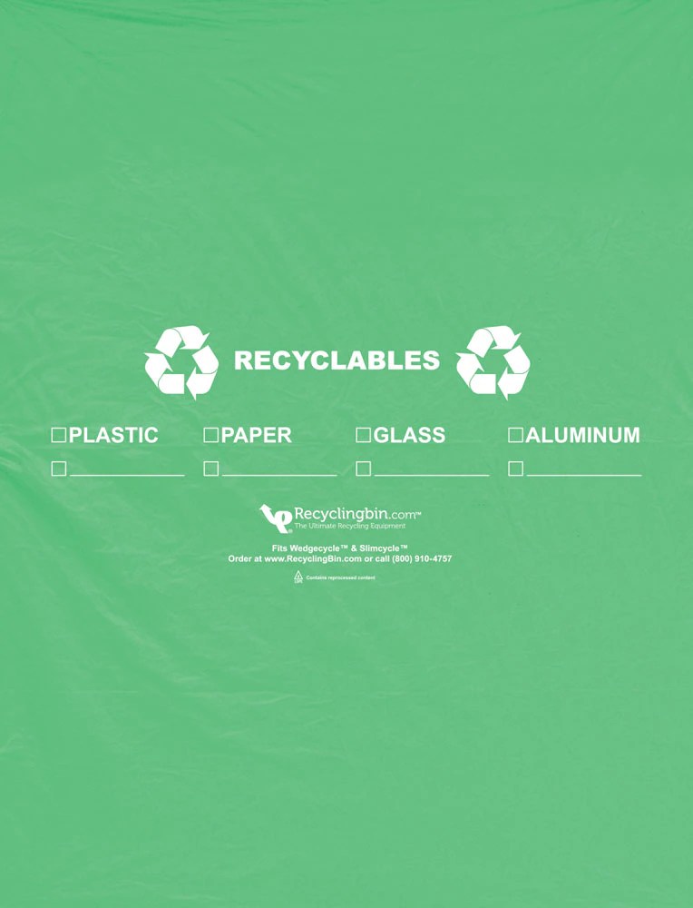 Recycling Bin Liners & Recycling Bags Garbage Can Liners & Trash Bags