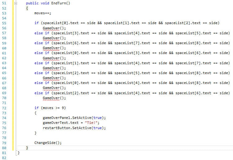 Using Unity UI and C to Create a TicTacToe Game Simple Talk