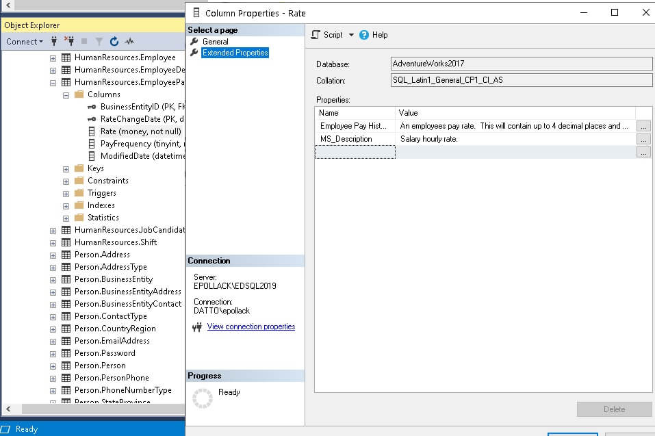Building a SQL Server data dictionary Simple Talk