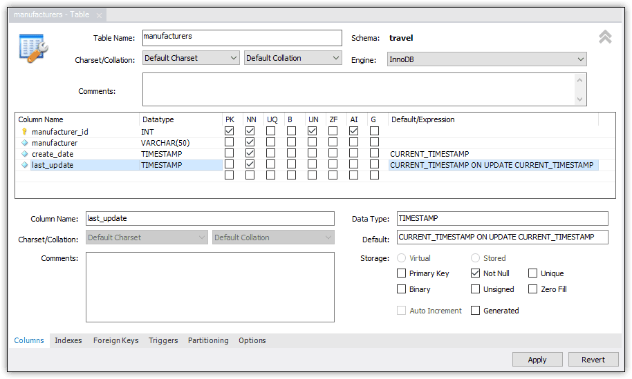 Working with MySQL tables Simple Talk