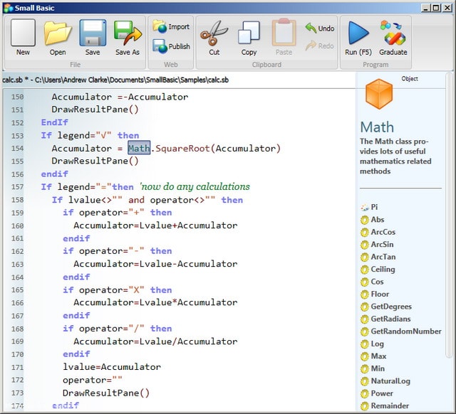 Microsoft Small Basic Code Examples lasopaeg