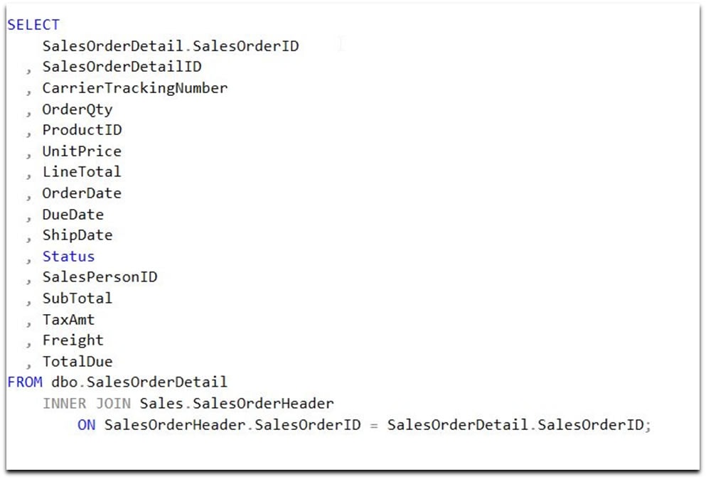 SQL Prompt tip why you should expand the wildcard