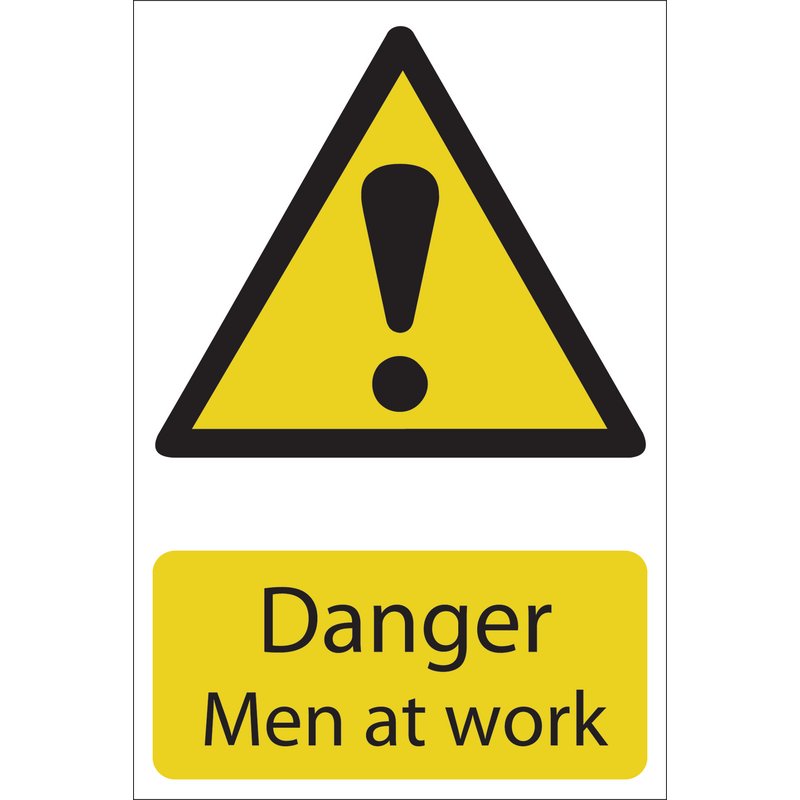 Draper 72441 'Danger Men At Work' Hazard Sign Red Box Tools