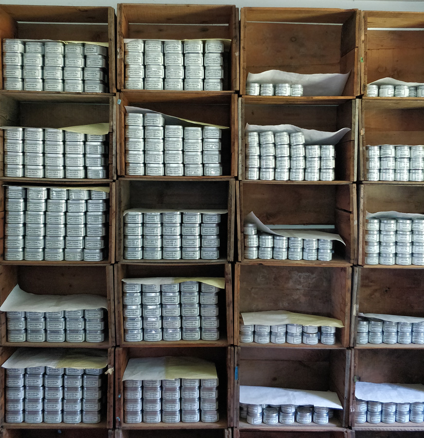 Shaker Village Herb House, Sabbathday Lake Red Dot Studio