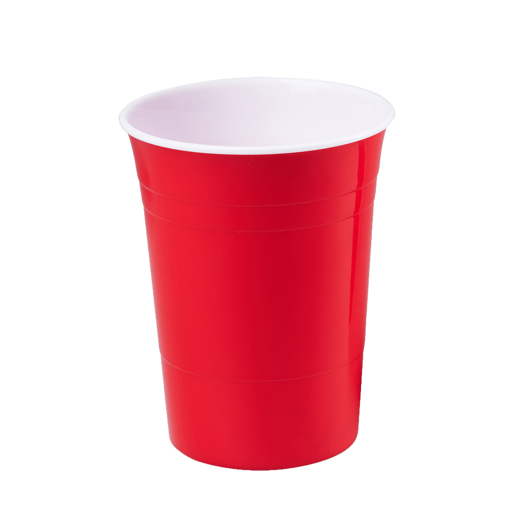 Reusable 425ml Red Cups Dishwasher Safe College Cups