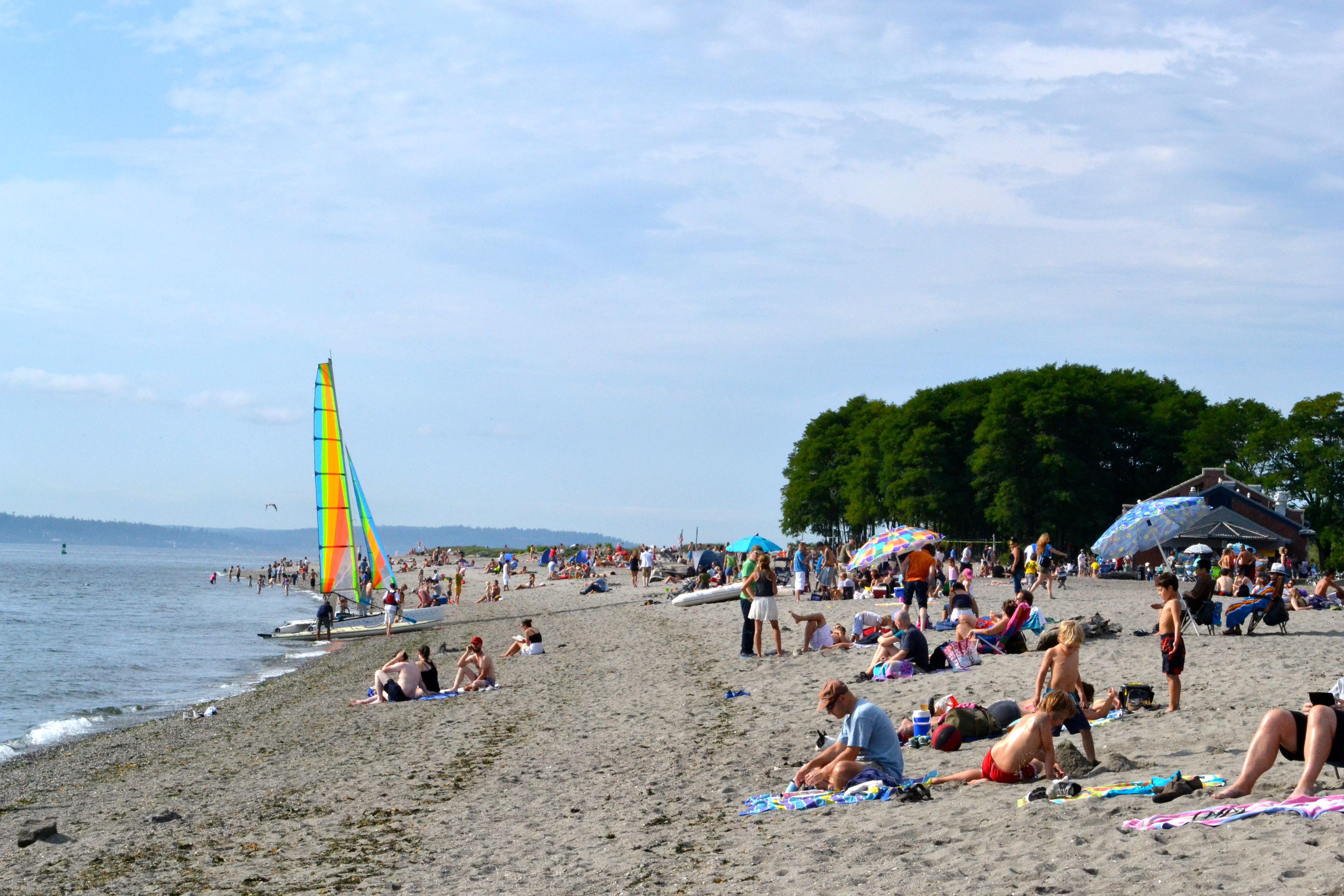 Red Echo » Golden Gardens beach picnic