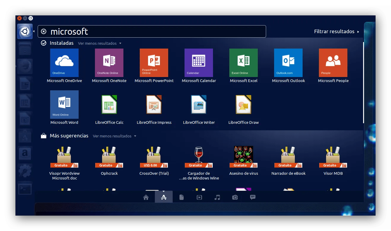 Utiliza las aplicaciones web de Microsoft Office en Ubuntu