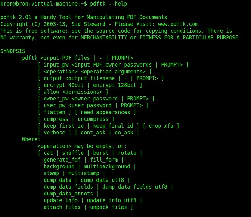 Pdftk para Linux Manipula cualquier PDF a través de la línea de comandos