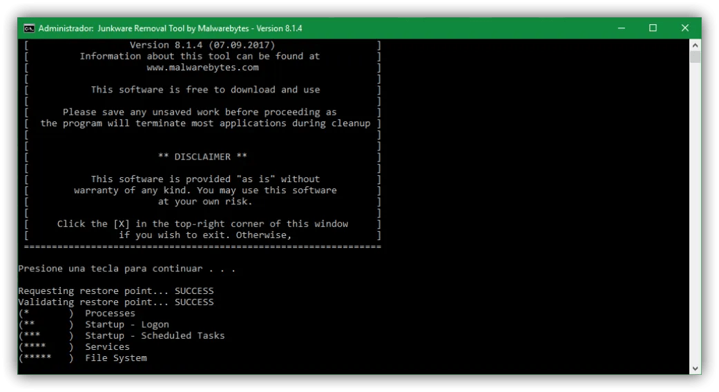 Malwarebytes finaliza el soporte de la herramienta Junkware Removal Tool