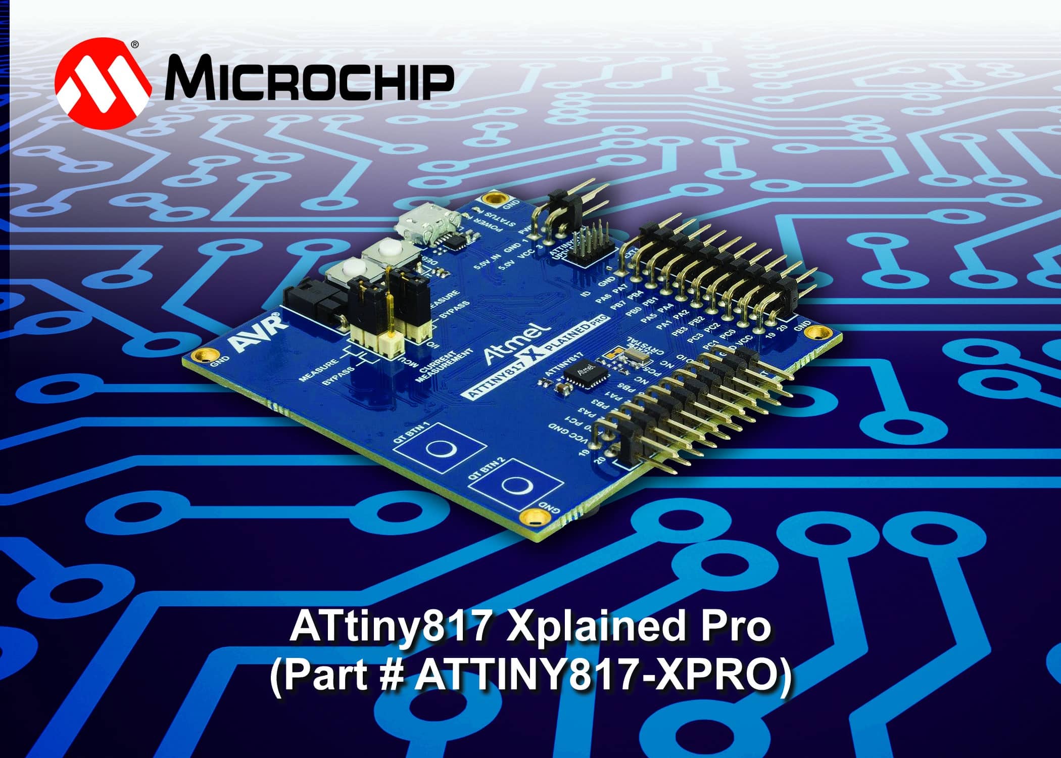 Gane una ATtiny817 Xplained Pro de Microchip Redeweb