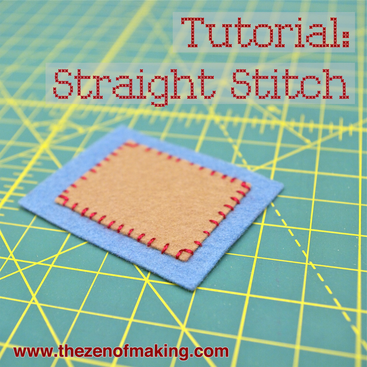 Video Tutorial Perfect Straight Stitches