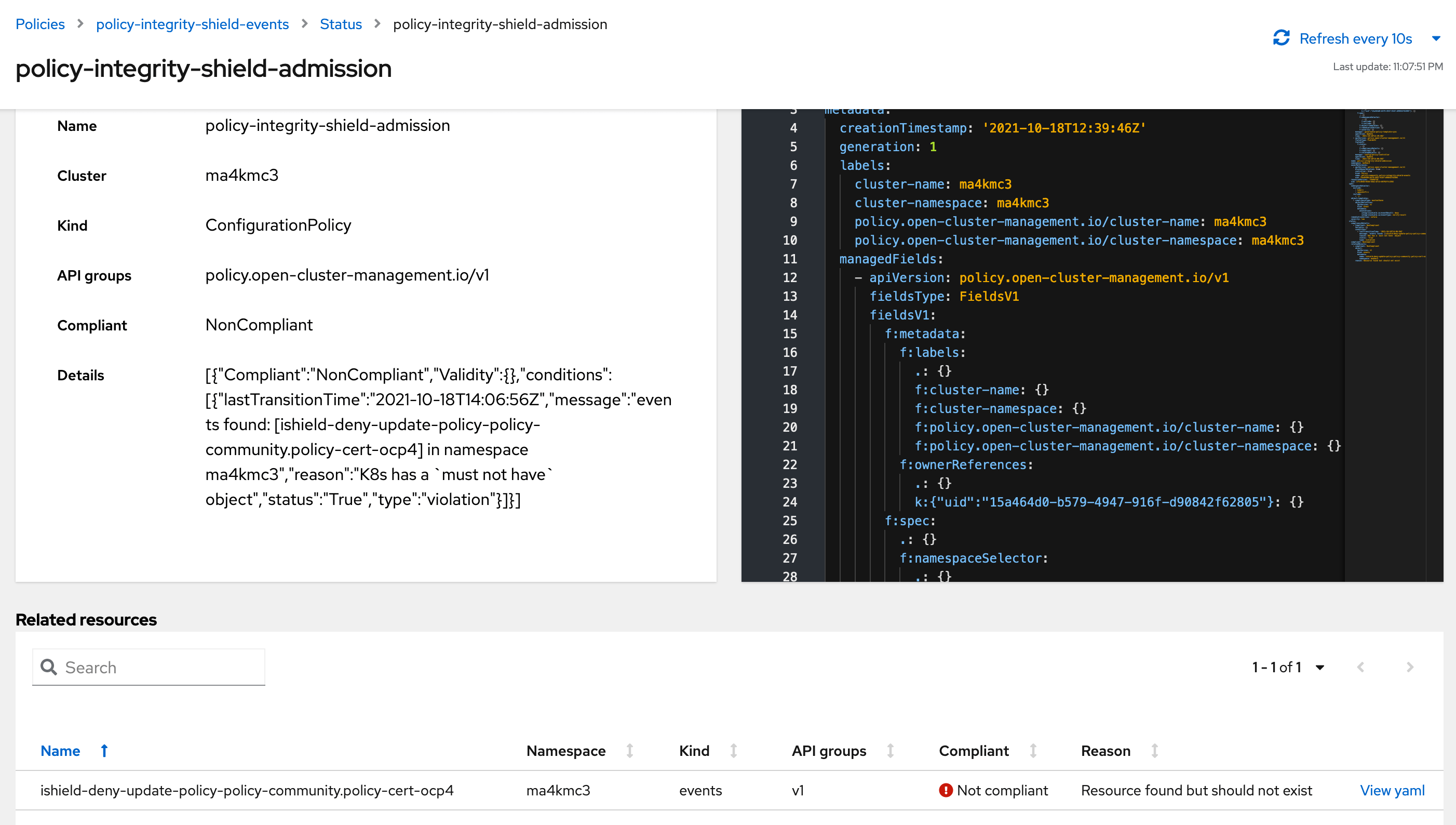 Latest Integrity Shield protects Red Hat Advanced Cluster Management
