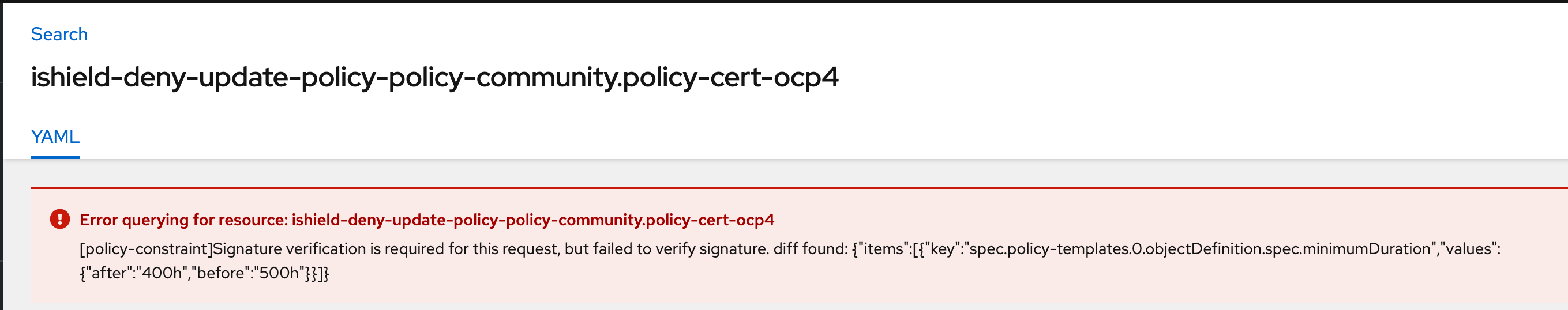 Latest Integrity Shield protects Red Hat Advanced Cluster Management