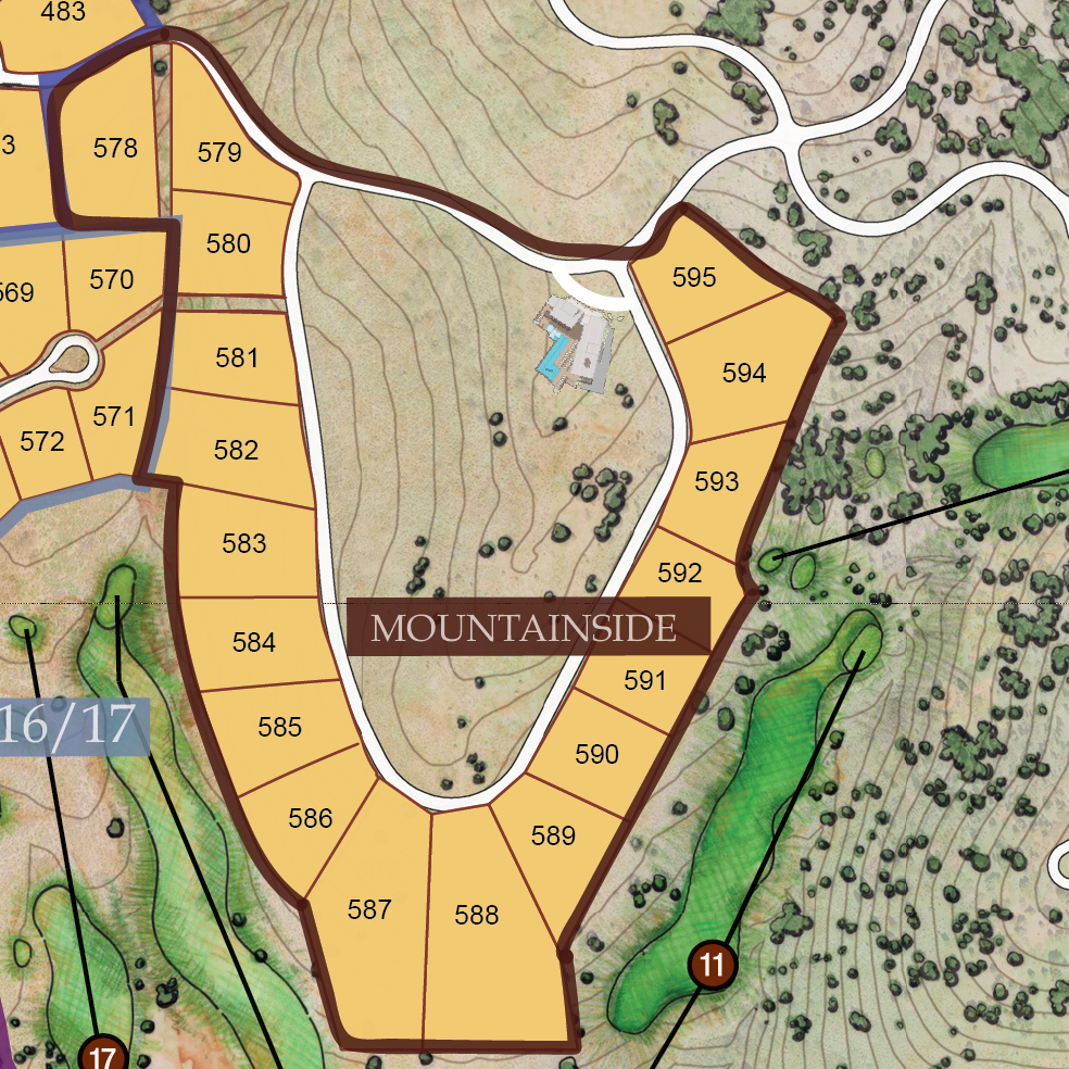 Mountainside Map Red Ledges