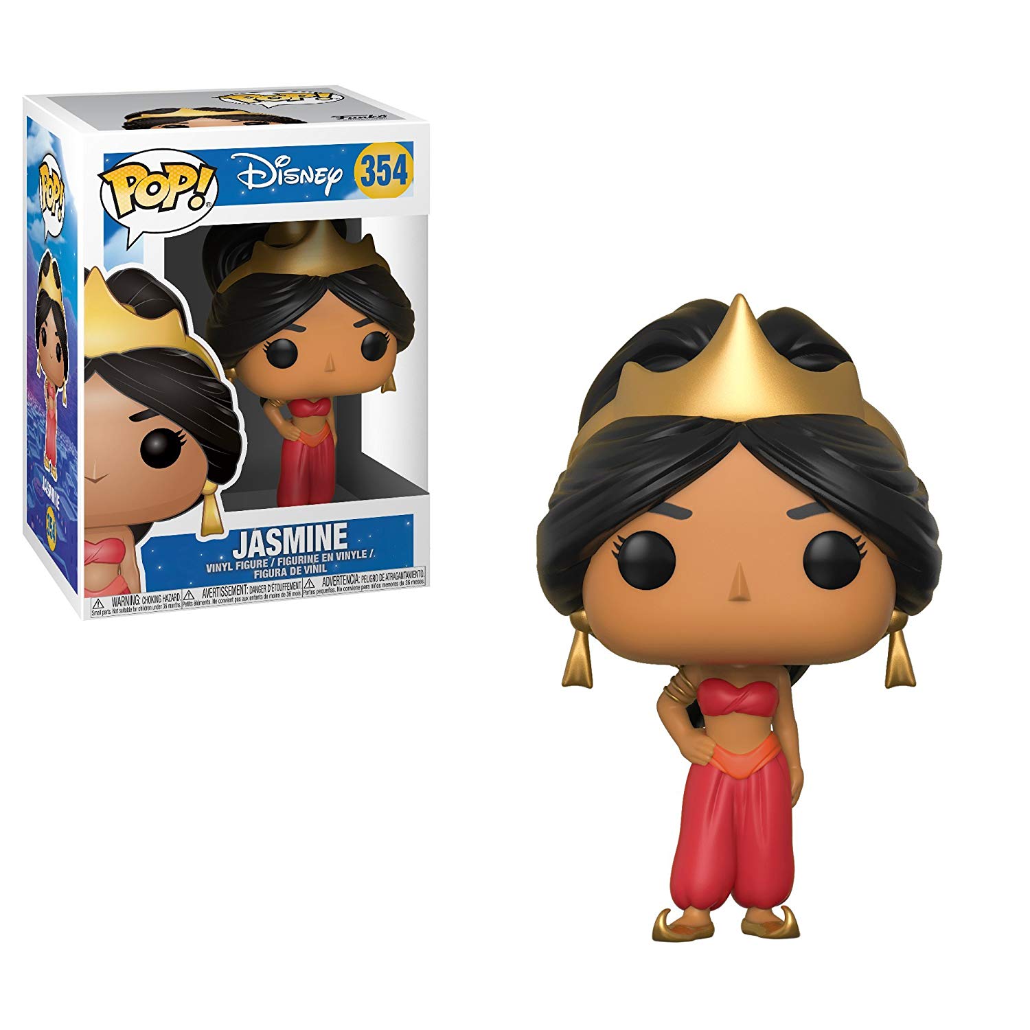 FUNKO POP! Aladdin Jasmine (Red) 354 Vinyl Figure
