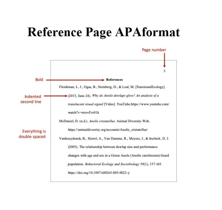 30 Free Reference Page (APA & MLA Format) RedlineSP